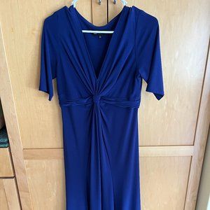 Beautiful purple short sleeve v neck dress size 8